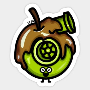 Cutest Turbo - Green Caramel Apple Sticker